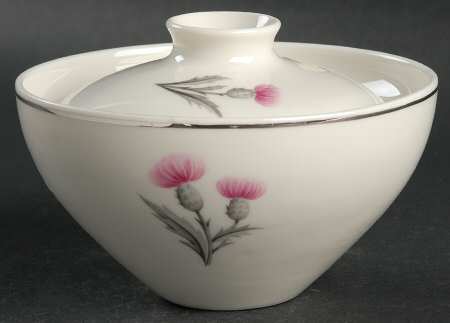 Thistle Sugar Bowl & Lid