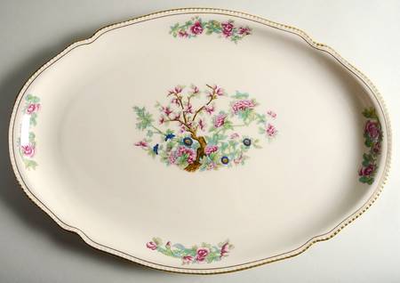 Tree of India 19" Oval Serving Platter