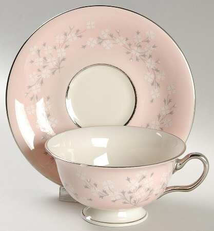 Trousseau Footed Cup & Saucer Set