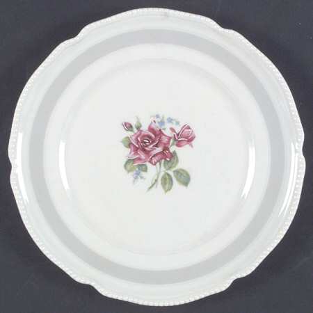 Tudor Rose Salad Plate