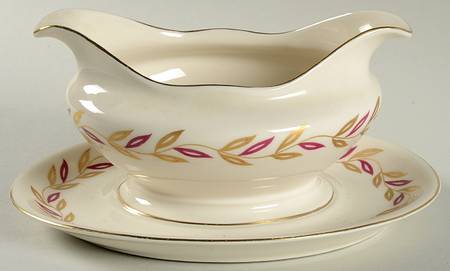 Victoria Gravy Boat with Attached Underplate by Castleton (USA)