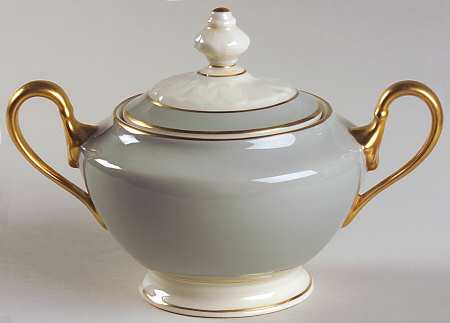 Windermere Grey Sugar Bowl & Lid