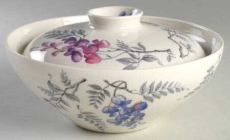 Wisteria Round Covered Vegetable by Castleton (USA)