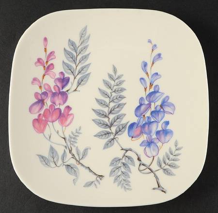 Wisteria Square Salad Plate