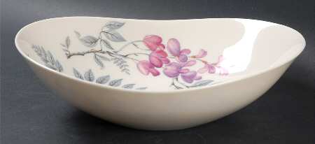 Wisteria 9" Oval Vegetable Bowl