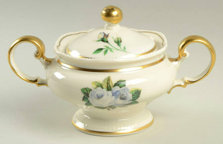 York Rose Sugar Bowl & Lid