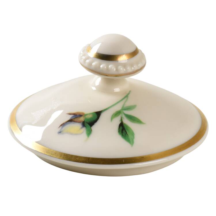 York Rose Lid for Sugar Bowl
