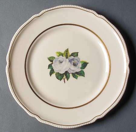 York Rose Luncheon Plate by Castleton (USA)