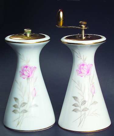 American Rose Salt Mill & Pepper Mill Set