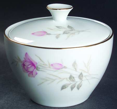 American Rose Sugar Bowl & Lid