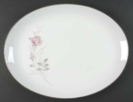 American Rose 16" Oval Serving Platter