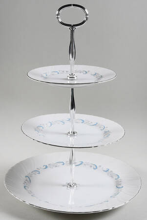 Gracious 13 7/8"-14 1/4" 3-Tiered Serving Tray(DP,SP,BB) HC