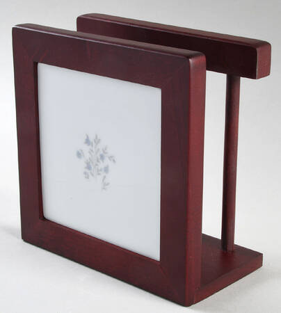 Gracious 6 1/8" Rosewood Napkin Holder  HC