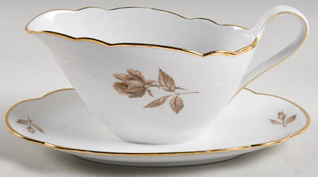 Summer Breeze Gravy Boat with Attached Underplate