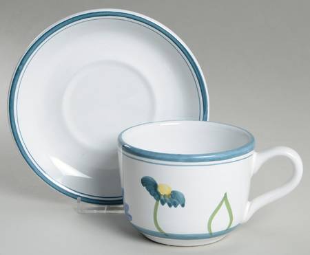 Arioso Breakfast Cup & Saucer Set
