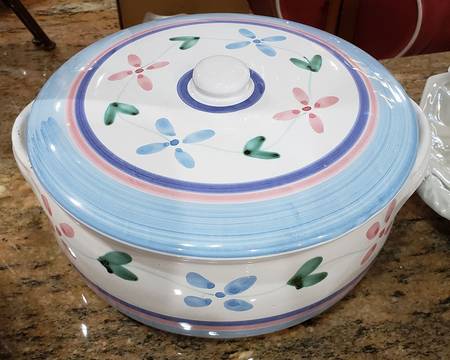 Barbara 1.5 Qt Round Covered Casserole