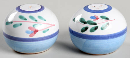 Blue Garland Salt & Pepper Set