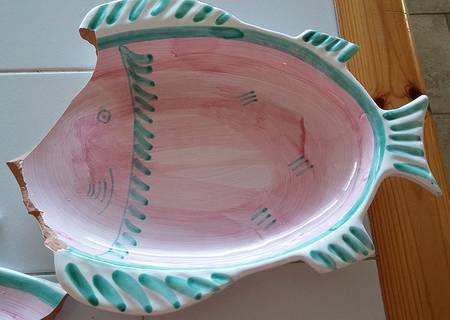 CAA7 15" Fish Platter