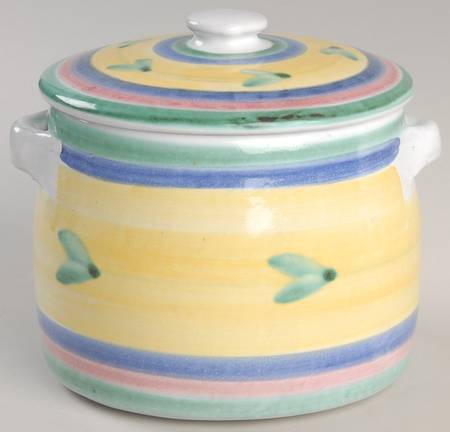 Carousel Bean Pot & Lid