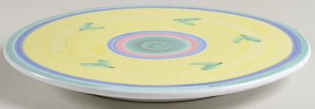 Carousel Low Footed Cake Plate