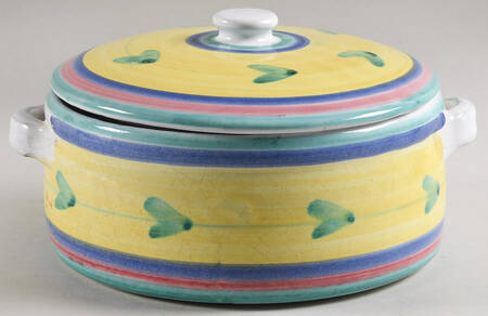 Carousel 2.5 Qt Round Covered Casserole