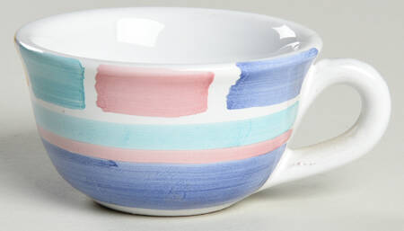 Color Blocks Flat Demitasse Cup