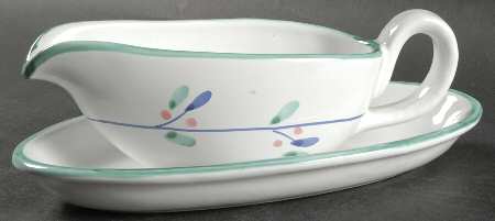 Cristina Gravy Boat & Underplate/Relish