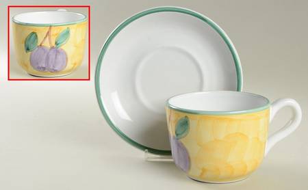 Frutta Breakfast Cup & Saucer Set