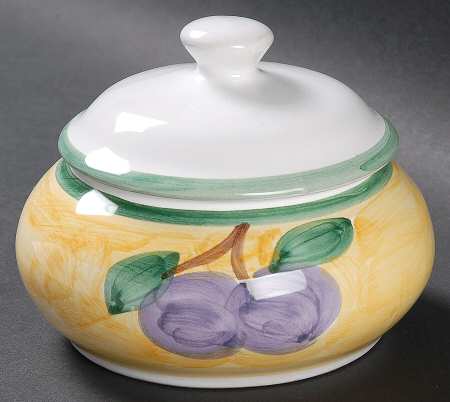 Frutta Sugar Bowl & Lid