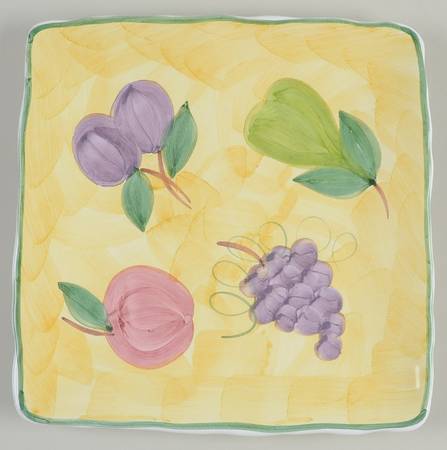Frutta Square Luncheon Plate