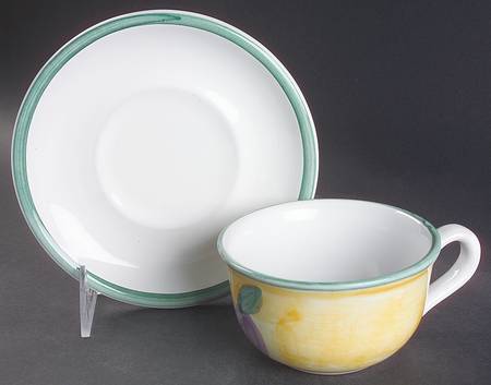 Frutta Flat Cup & Saucer Set