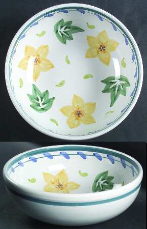 Lirica 10" Large Salad Serving Bowl