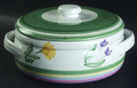 Meadow 2 Qt Round Covered Casserole