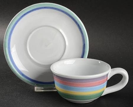 Meadow Flat Cup & Saucer Set