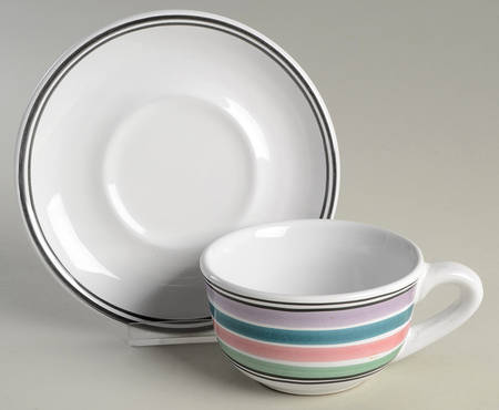Orchard Flat Cup & Saucer Set