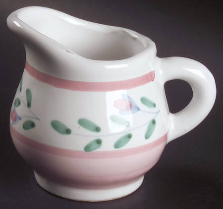 Pink Garland Creamer
