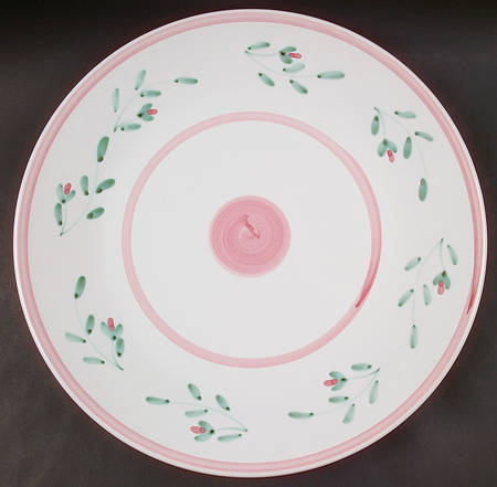 Pink Garland 16" Chop Plate (Round Platter)