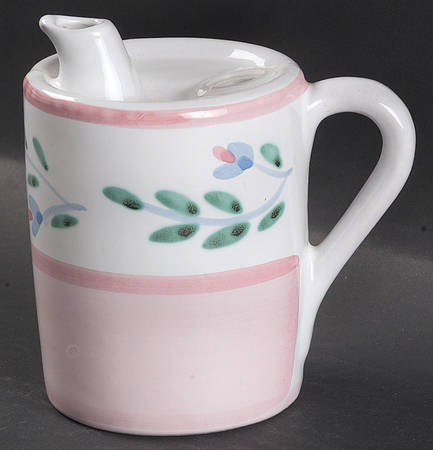 Pink Garland Oil Drizzler Open