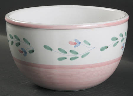 Pink Garland 8" Mixing Bowl