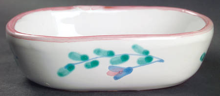 Pink Garland Soap Dish