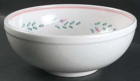 Pink Garland 12" Large Salad Serving Bowl