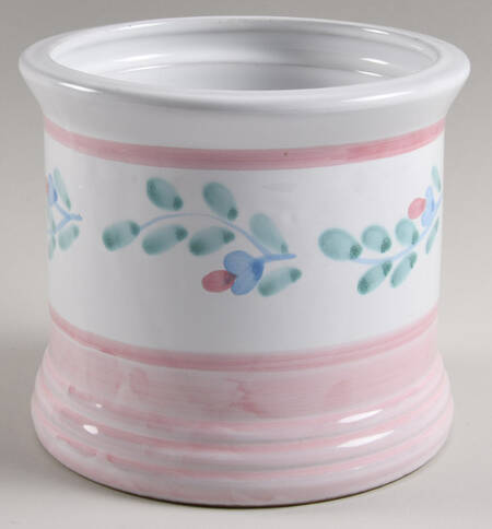 Pink Garland Small Canister No Lid