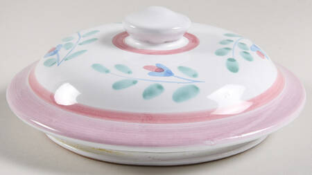 Pink Garland Lid for Medium Canister