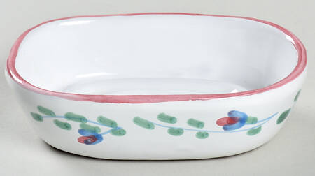 Pink Garland Soap Dish