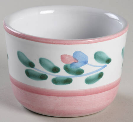 Pink Garland Custard Cup