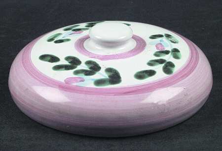 Pink Garland Lid for Medium Canister