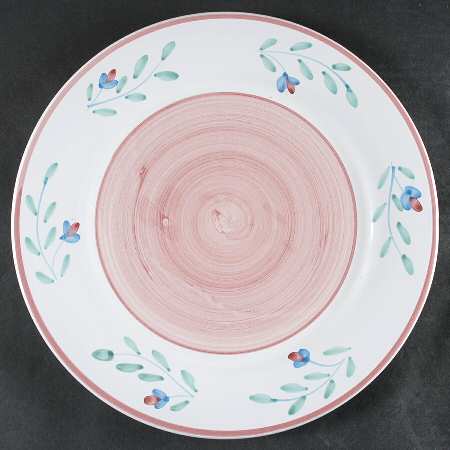 Pink Garland Service Plate (Charger)