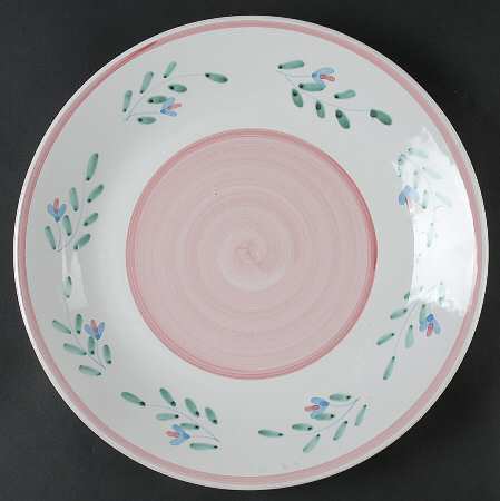 Pink Garland 14" Chop Plate (Round Platter)