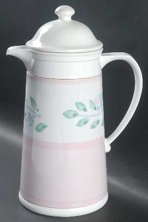 Pink Garland Plastic Thermos/Carafe & Lid