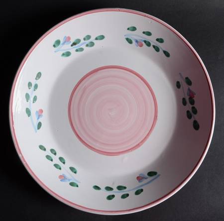 Pink Garland 14" Chop Plate (Round Platter)
